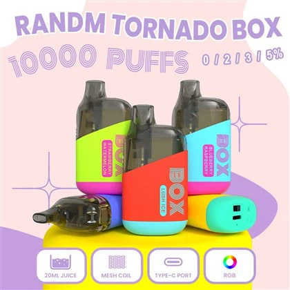 RANDM बवंडर बॉक्स 10000 डिस्पोजेबल vape